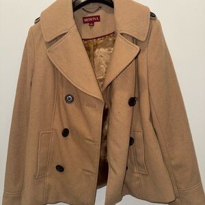 Merona Women's Camel Peacoat M